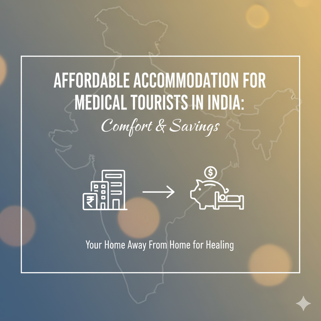 Affordable accommodation options for medical tourists in India ensuring comfort, savings, and convenient recovery stays.
