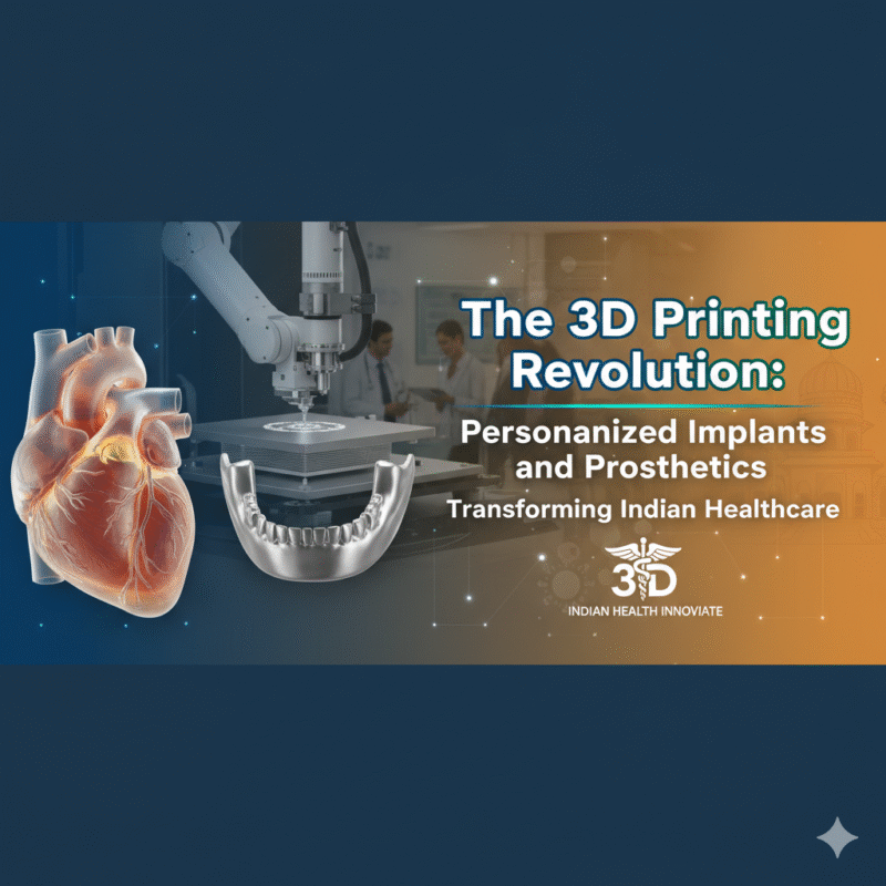 3D Printing Implants and Prosthetics in India showcasing advanced medical innovation and personalized healthcare solutions.
