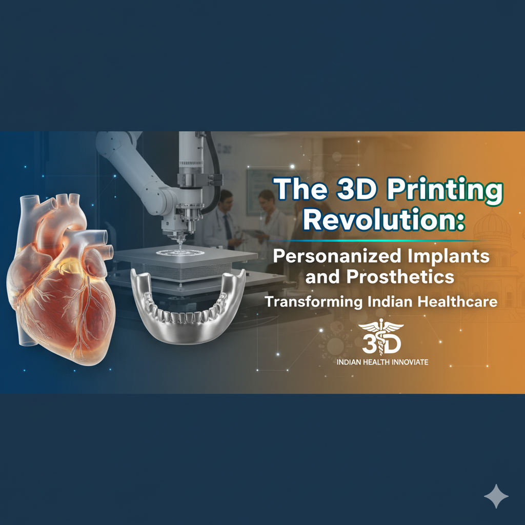 3D Printing Implants and Prosthetics in India showcasing advanced medical innovation and personalized healthcare solutions.