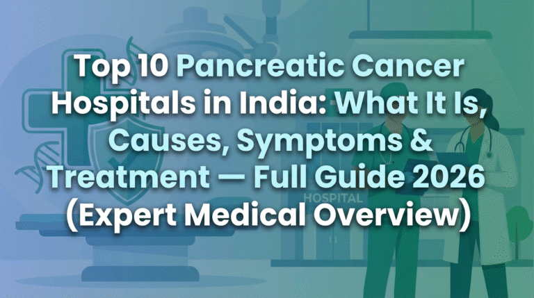 Top 10 Pancreatic Cancer Hospitals in India: Complete Treatment