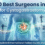 Medical graphic showing a transparent human torso with highlighted stomach and pancreas, surrounded by endoscopy tools, monitors, and surgical icons. The text reads “Top 10 Best Surgeons in India for Cystogastrostomy – Updated International Patient Guide 2026.”