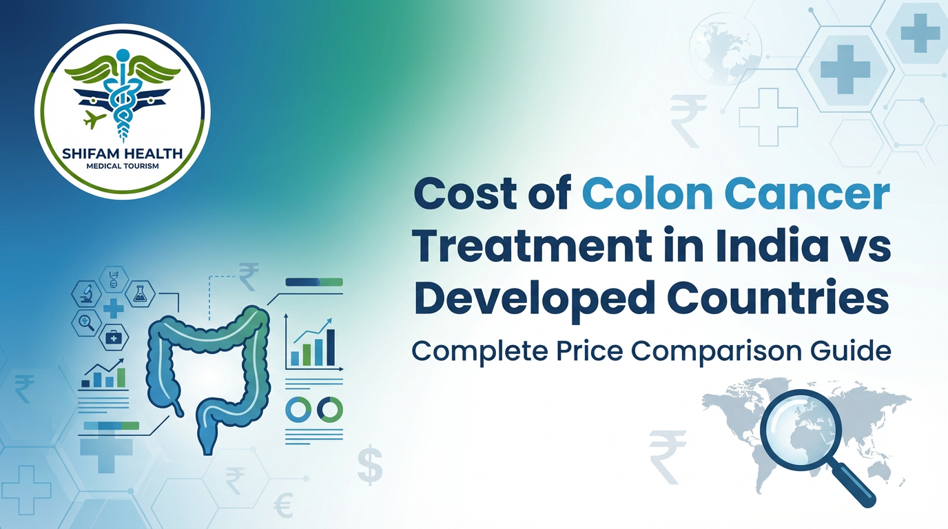 Colon Cancer Treatment Cost in India vs USA, UK, Canada