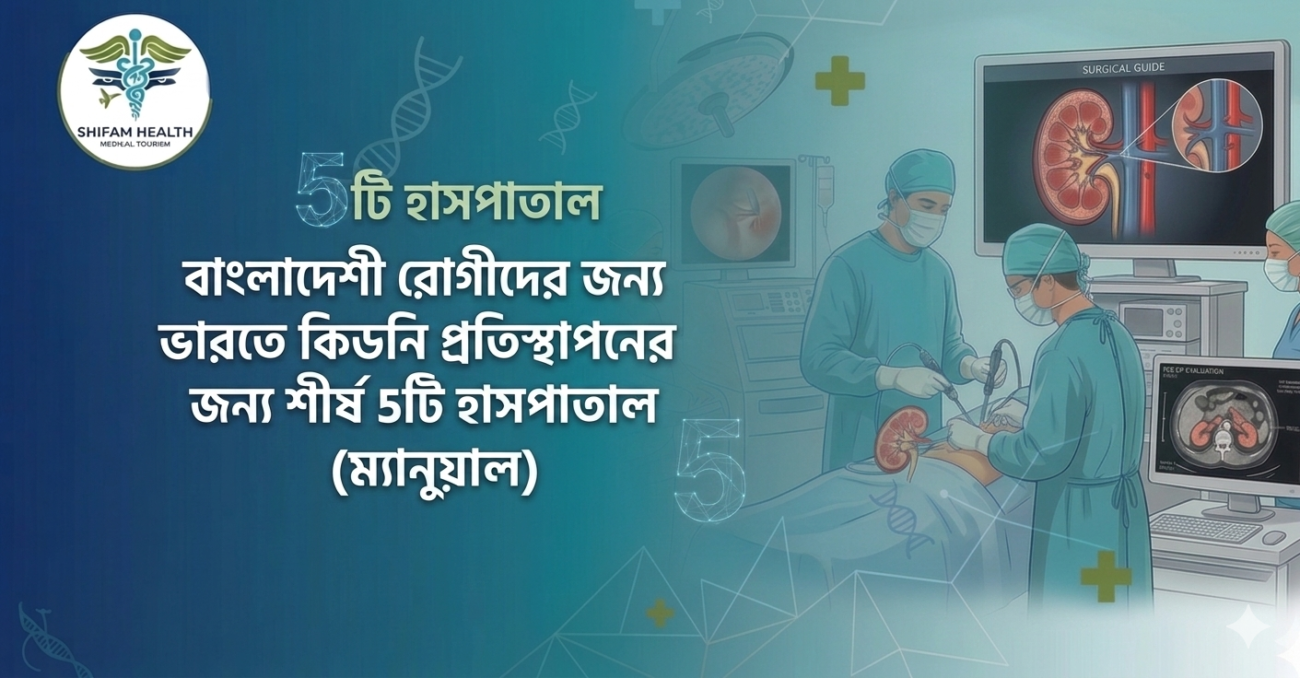 ভারতে বাংলাদেশি রোগীদের জন্য কিডনি ট্রান্সপ্ল্যান্ট হাসপাতাল, খরচ, চিকিৎসা পদ্ধতি ও Aftercare সহ