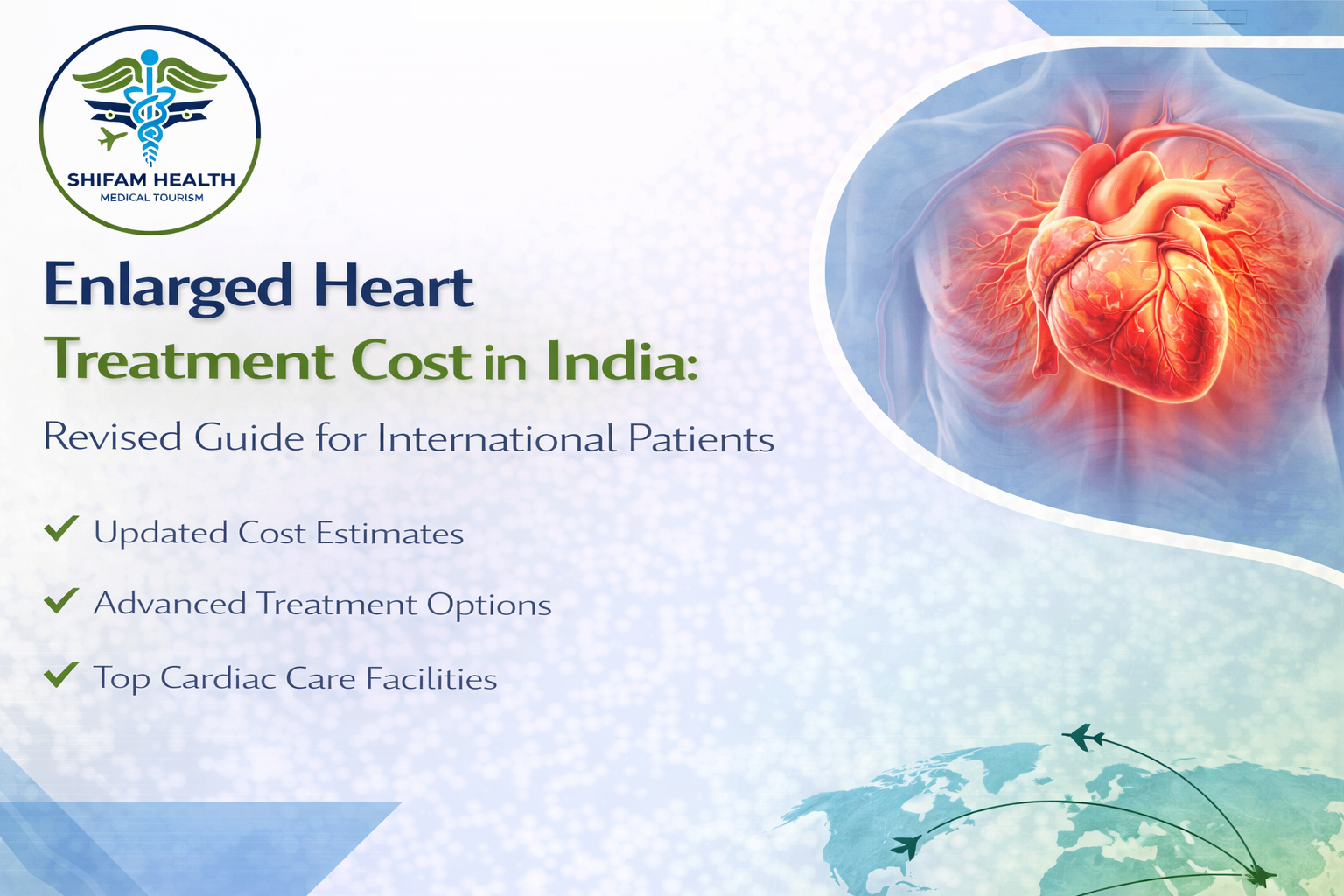 Enlarged Heart Treatment Cost in India : Revised Guide (2026)