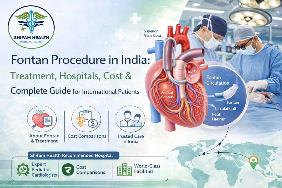 Fontan procedure in India showing congenital heart surgery and circulation correction