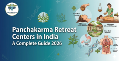 Panchakarma retreat centers in India offering Ayurvedic detox therapies and wellness programs for Bangladeshi patients.