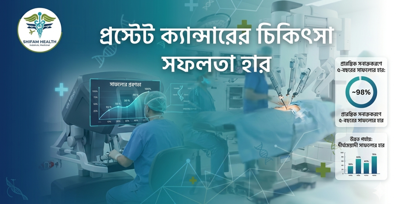 ভারতে প্রস্টেট ক্যান্সারের চিকিৎসার সফলতা হার এবং বিভিন্ন স্তরের সার্ভাইভাল হার