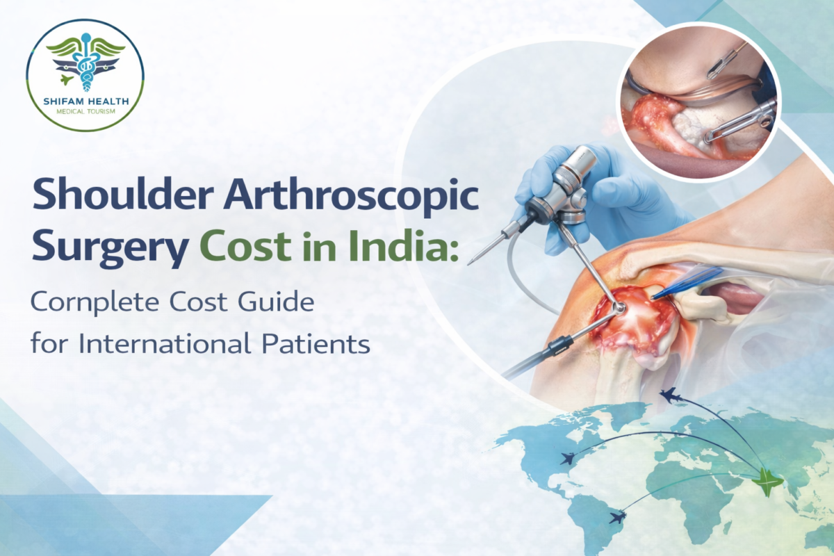 Shoulder arthroscopic surgery procedure in India showing minimally invasive shoulder joint treatment