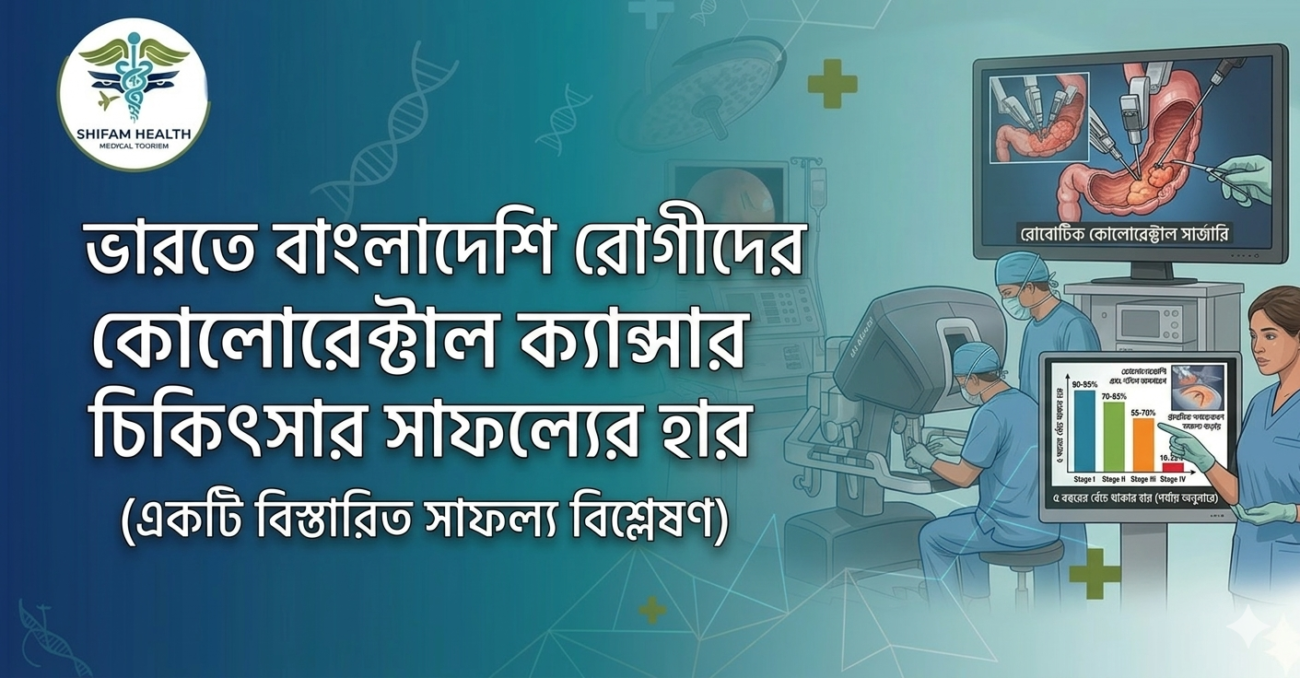 ভারতে বাংলাদেশি রোগীদের কোলোরেক্টাল ক্যান্সার চিকিৎসার সাফল্যের হার