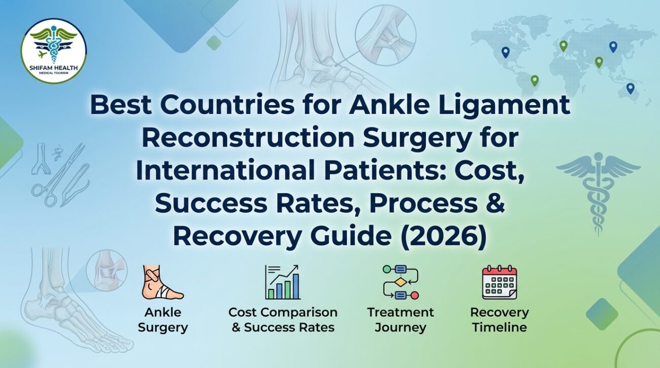 Best Countries for Ankle Ligament Reconstruction Surgery for International Patients – Cost, Success Rates, Process and Recovery Guide 2026 by Shifam Health Medical Tourism