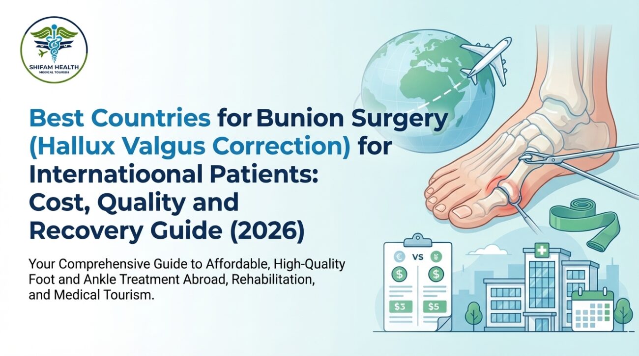 Best Countries for Bunion Surgery Hallux Valgus Correction for International Patients – Cost Quality and Recovery Guide 2026 by Shifam Health Medical Tourism