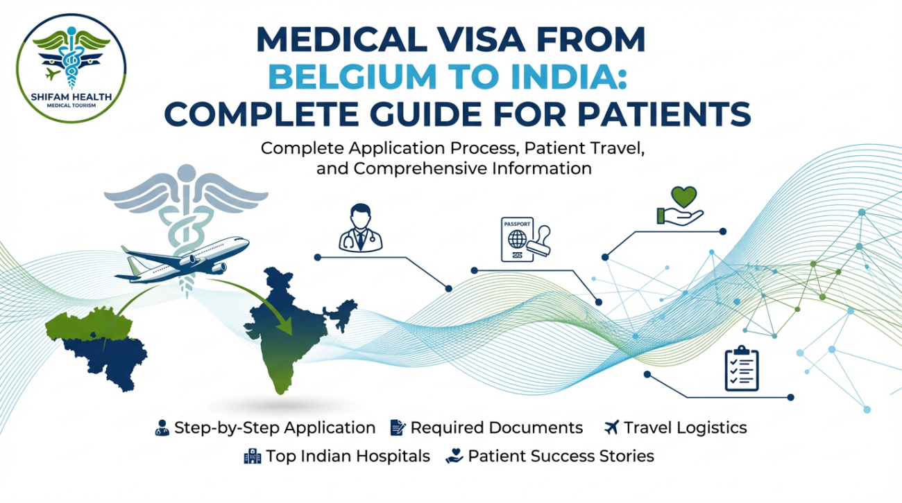 Medical Visa from Belgium to India – Complete Guide for Patients by Shifam Health Medical Tourism