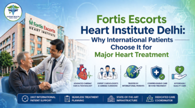 Fortis Escorts Heart Institute Delhi offering advanced cardiac treatment for international patients with expert cardiologists and affordable care