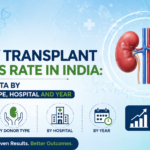 Kidney transplant success rate in India 2026 - data chart showing 92 to 96 percent survival at top JCI hospitals