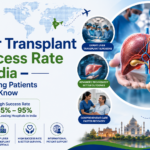 Featured image showing liver transplant treatment in India with realistic liver anatomy, transplant surgeons, advanced healthcare visuals, and international patient care concept