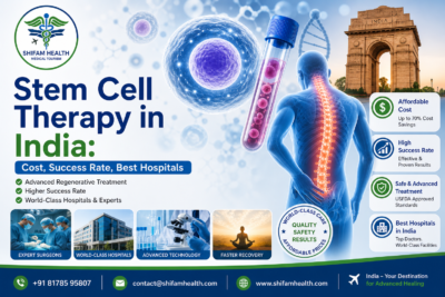 Stem cell therapy in India showing advanced regenerative treatment, success rates and top hospitals for international patients