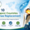Top 10 cheapest countries for knee replacement showing global cost comparison, safety and success rates with medical infographic design