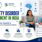 Featured image showing anxiety disorder treatment in India with a psychologist consultation, mental health support, counseling therapy, and comprehensive psychiatric care for international patients.