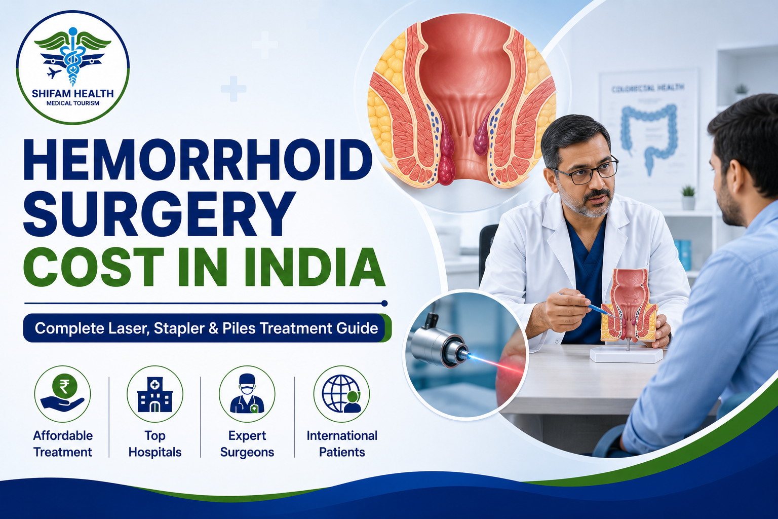 Hemorrhoid Surgery Cost in India – Laser, Stapler & Piles Guide