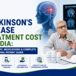 Featured image showing Parkinson's disease treatment in India with Deep Brain Stimulation (DBS) therapy, neurologist consultation, medications, and advanced neurological care for international patients.