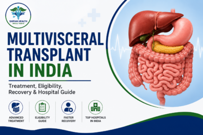 Multivisceral transplant in India featured image showing multiple abdominal organs, advanced transplant surgery, and comprehensive organ transplant care.