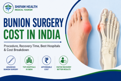 Bunion surgery cost in India featured image showing a bunion deformity of the foot, corrective surgery, expert orthopedic care, and affordable treatment.