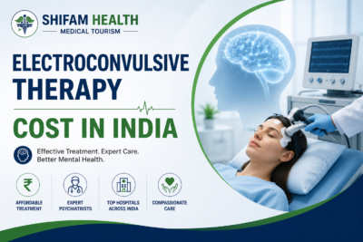 Electroconvulsive Therapy (ECT) cost in India featured image showing advanced mental healthcare, expert psychiatrists, and modern hospital treatment.