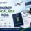 Emergency Medical Visa for India featured image showing passport, medical visa documents, airport travel, and urgent healthcare assistance for international patients.