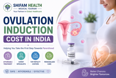 Ovulation induction cost in India featured image showing fertility treatment, ovarian stimulation, experienced IVF specialists, and advanced reproductive care.