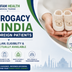 Surrogacy in India for foreign patients featured image showing baby shoes, compassionate family planning, legal guidance, and ethical fertility care.